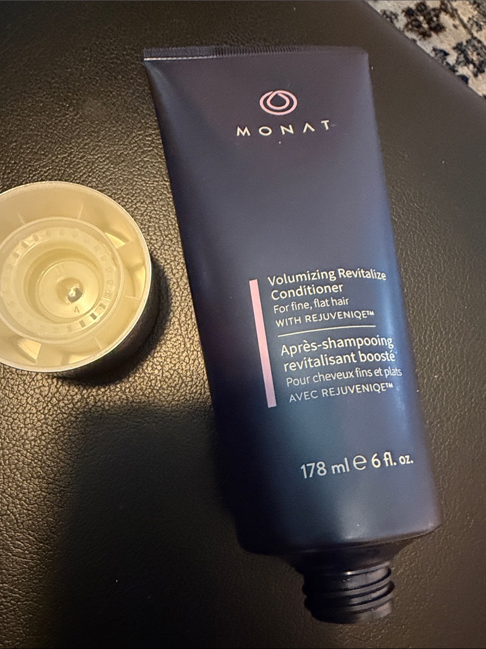 MONAT Volumizing Revitalize Conditioner - Navy Tube with Pink Accents